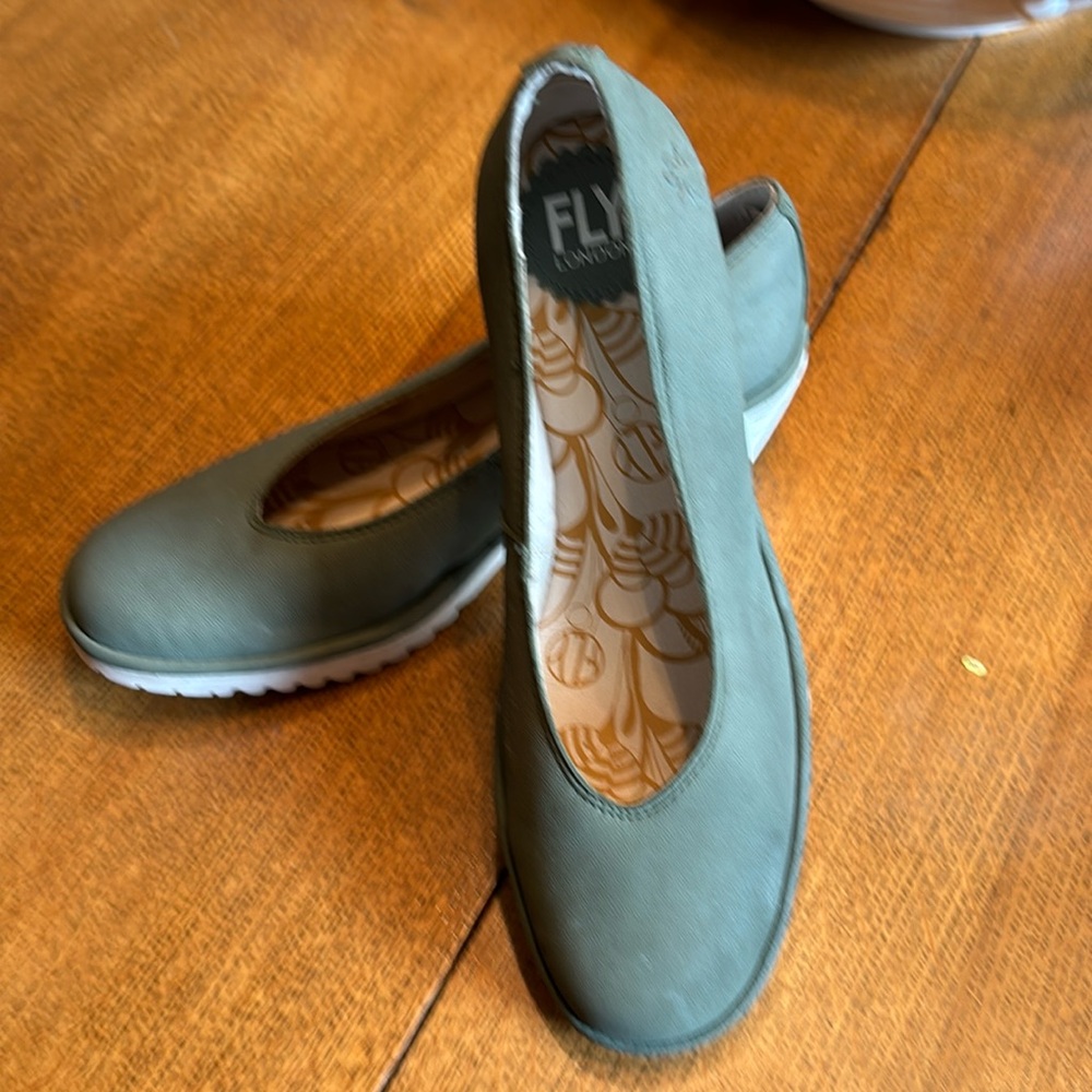 Fly London Yoza Wedge Ballet Shoe  size 40